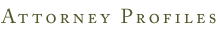 Attorney Profiles